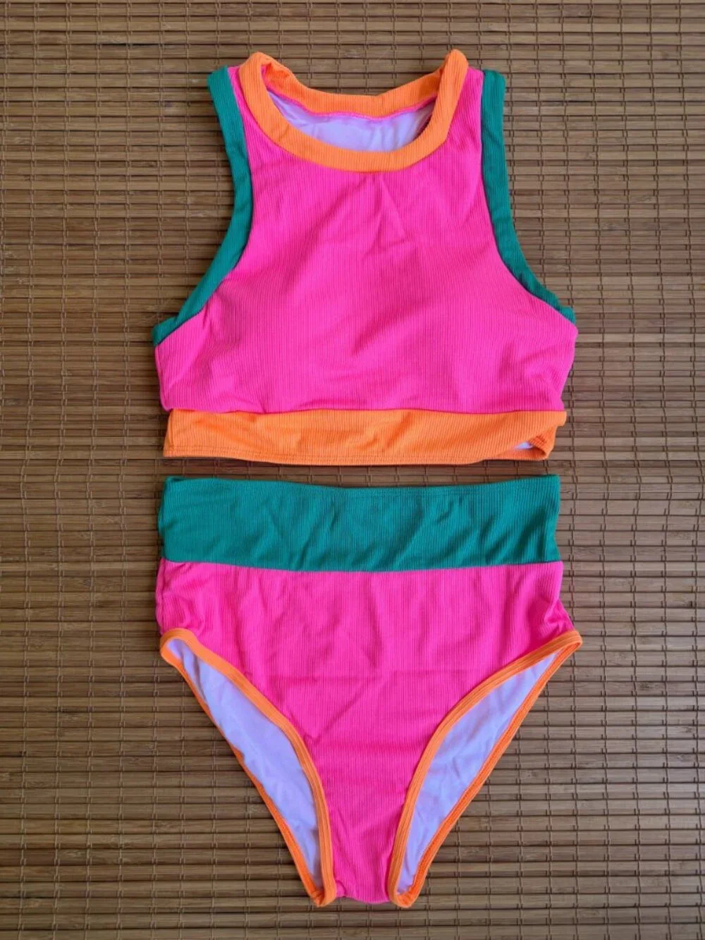Bali Beach Two Piece Swimsuit- Multi